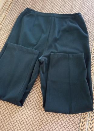 Женская одежда/ утепленные брюки брюки черные/ 54/56 большой размер3 фото