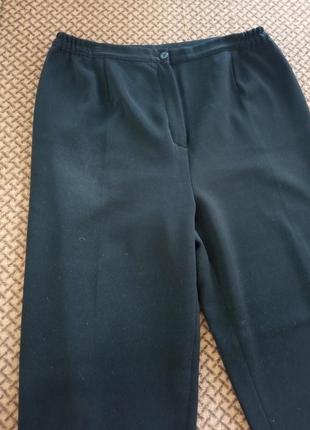 Женская одежда/ утепленные брюки брюки черные/ 54/56 большой размер4 фото