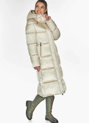 Пальто зимнее женское с высоким воротником braggart angel's fluff5 фото
