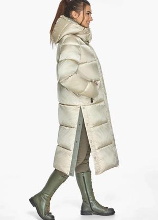 Пальто зимнее женское с высоким воротником braggart angel's fluff3 фото