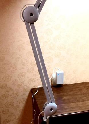 Настольная лампа на струбцине global fashion бестеневая 9501