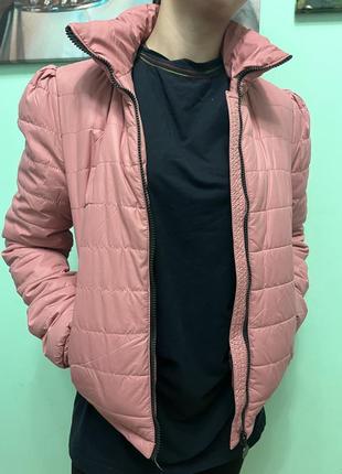 Куртка рожева3 фото