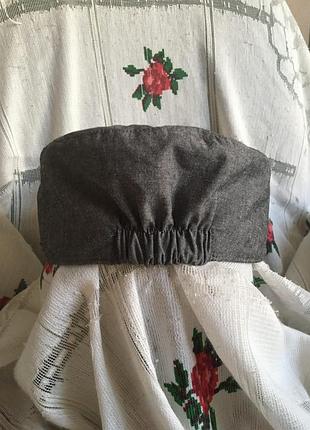 Супер кепка серого цвета "elastafst",100%котон,54-57см.