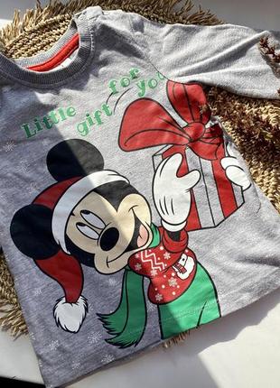 Лонгслив новогодний, лонгслив из minnie mouse, кофта из микки