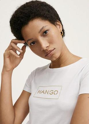 Оригинальная хлопковая футболка от mango