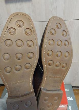 Високоякісні люксові стильні  повністю шкіряні брендові черевики russell&bromley7 фото