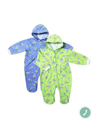 Комбинезон флисовый ромпер поддёва