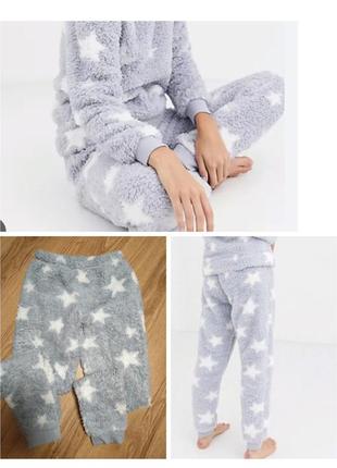 Плюшеві штанці тедді з подвійного флісу