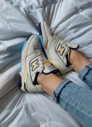 Кросівки new balance 550 × rich paul cream5 фото