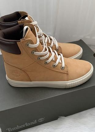 Шкіряні оригінальні черевики timberland