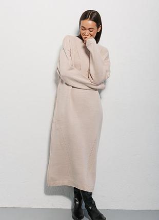 В`язана довга сукня оверсайз oversize