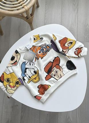 Свитшот zara 12-18м 86см disney