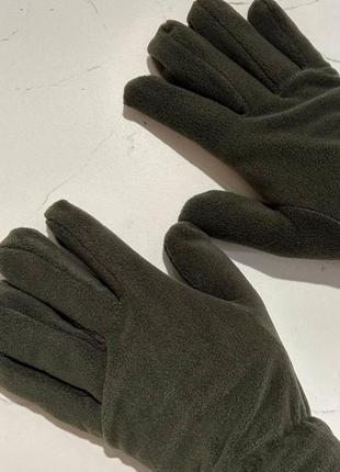Флісові рукавиці олива