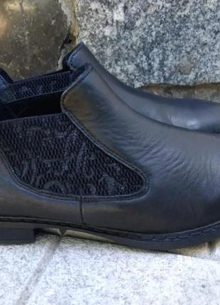 Ботильоны на утеплителе, осенние туфли rieker