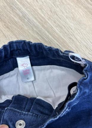Утеплені джинси на дівчинку4 фото