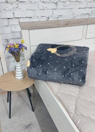 Двухстороннее флисовое покрывало