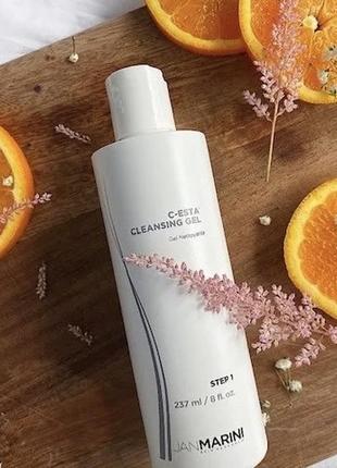 Очищающий гель с витамином с и dmae jan marini c-esta cleansing gel
