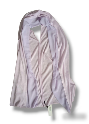 Легкий шерстяной пончо накидка сиреневый палантин