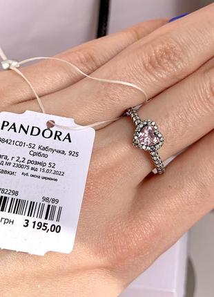 Кольцо пандора серебро 925 кольцо pandora «розовое сердце» кольцо кольцо оригинальное кольцо пандора новая бирка пломба4 фото