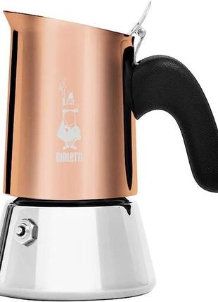 Гейзерная эспрессоварка bialetti venus bronze на 4 чашки