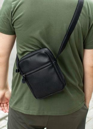 Мужская спортивная барсетка modern мессенджер сумка через плечо из экокожи10 фото