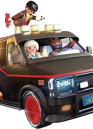 Playmobil a-team van – автомобиль с богатым внутренним оборудованием, а также легендарными персонажами.3 фото