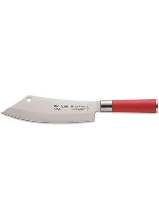 Удивительный кухонный нож dick ajax red spirit, поварской нож 20 см, красный, 435 x 105 x 356 фото
