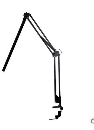 Лампа-штатив настольная светодиодная, цвет черный usb