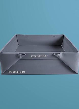 Coox wunderform sq сірого кольору силіконова форма для запікання4 фото