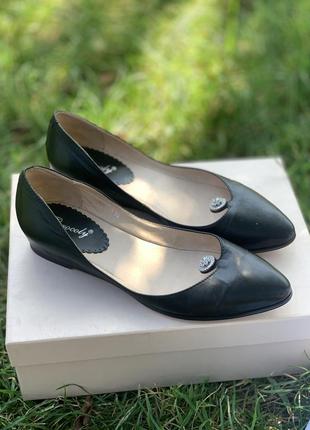 Туфлі жіночі 38 розмір з натуральної шкіри, тм broccoli5 фото
