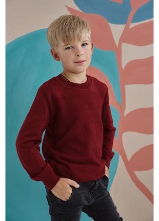 Вязаный свитер для мальчиков 122-140р