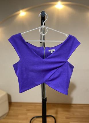 Топ river island фіолетовий крутий стильний