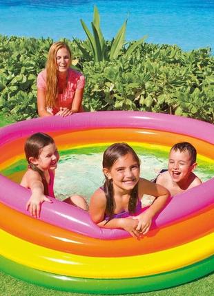 Детский бассейн intex 56441np sunset glow pool1 фото