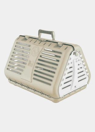 Rotho, toby, складна транспортувальна коробка для котів, маленьких собак і маленьких тварин, пластик (pp) bpa антрацит/білий, 53,4