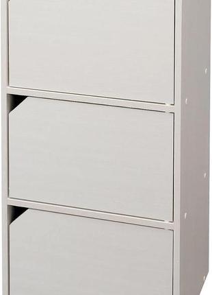 Iris ohyama, книжковий шафа, шафа з 3 дверима та 3 поліцями, легка збірка, дизайн, модульний, офіс, спальня, вітальня - модульна п