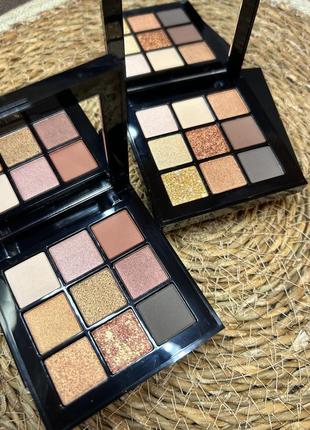 Палетка тіней kiko glamour multi finish palette( 9 відтінків)