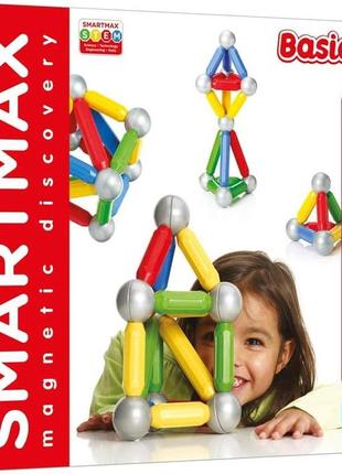 Smart max smx 301 basic 25 magnetic discovery, різнокольоровий, 5,99 x 43 x 35 см великі магніти