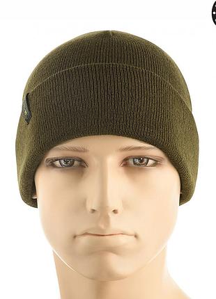 M-tac шапка тонка в'язка 100% акрил dark olive