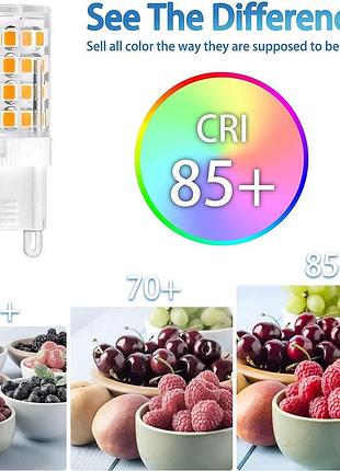 Светодиодные лампы g9 cool white 6000k, 5 вт, эквивалент 40 вт галогеновых ламп, без...