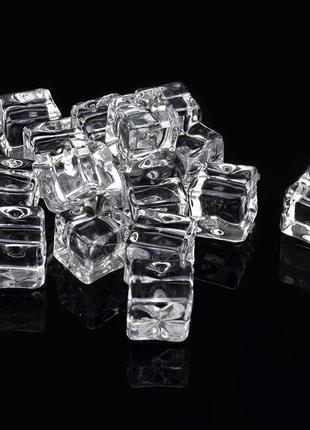 Искусственные акриловые кубики льда с кристально чистой площадью 2см*2см*2см2 фото