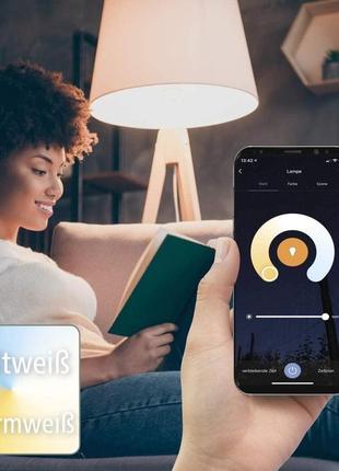 Лампа hama 176550 smart home wifi, белая, e27 [класс энергопотребления a+]