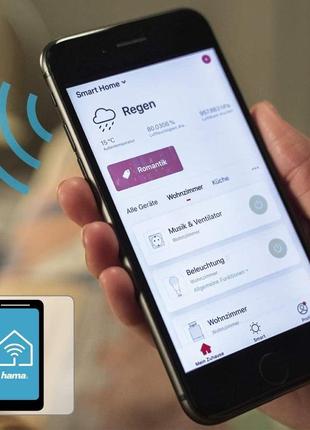 Лампа hama 176550 smart home wifi, белая, e27 [класс энергопотребления a+]