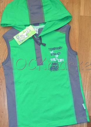 Безрукавка з капюшоном на хлопчика фб 222 бембі р. 128