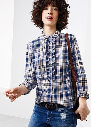 Фирменная блуза-рубашка в кантри-стиле от т tcm tchibo. германия. оригинал!