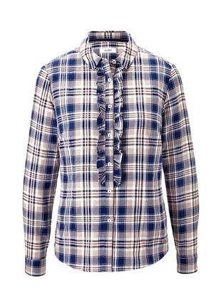 Фирменная блуза-рубашка в кантри-стиле от т tcm tchibo. германия. оригинал!2 фото