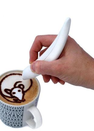 Механическая ручка для декорации кофе4 фото