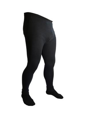 Подштанники лео thermal underwear хб  черные