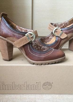 Кожаные босоножки timberland1 фото