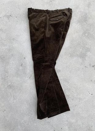 Вільветові штани брюки polo ralph lauren ( vintage )1 фото