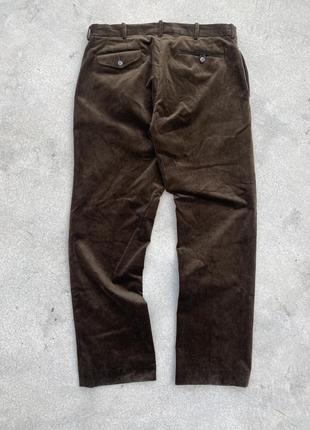 Вільветові штани брюки polo ralph lauren ( vintage )6 фото